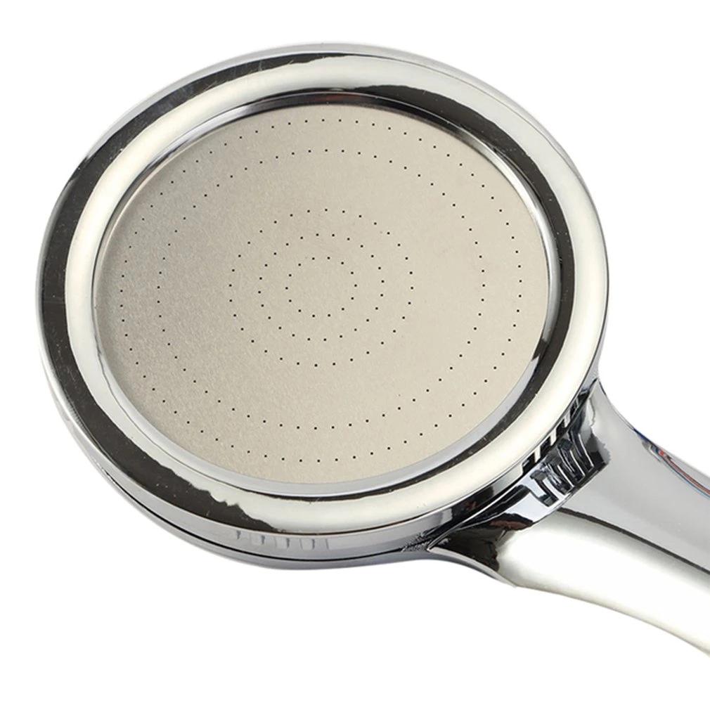 1 шт., насадка для душа под давлением, аксессуары для ванной комнаты из АБС-пластика, экономия воды под высоким давлением, хромированная насадка для душа