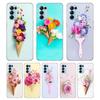 Цветок мороженого для OPPO Reno7 SE 6 5 ZF 4G 5G Find X2 X3 Neo Lite Pro Plus прозрачный мягкий чехол для телефона Coque