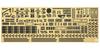 Hasegawa Japanese Navy Akagi Etching Parts Basic C Plastic Model Parts QG28 1/350 Detail-up