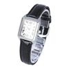 Casio Casio Standard Дешевые Casio Женские кварцевые часы Латунь Кожа Черный Серебристый LTP-V007L-7B1