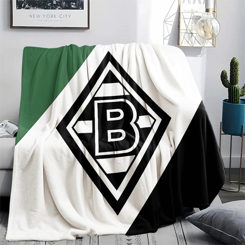 Borussia Print Flannel Blanket, High quality Comfortable for All Seasons, Home Decor, Warmth and Comfort, Perfect for Christmas Gifts
