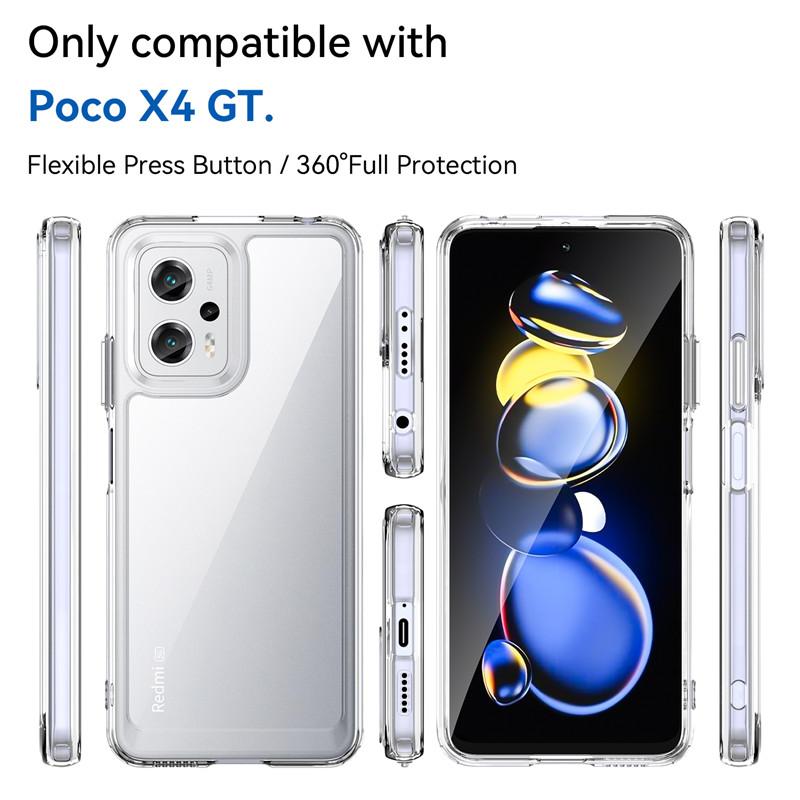 Для Xiaomi Poco X4 GT 5G Чехол Xiaomi Poco X4 GT Pro 5G Чехол противоударный Candy Hard TPU Защитный чехол для телефона Poco X4 GT 5G