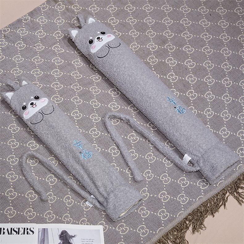 Cute Cartoon Hot Water Bottle & Long Pillow for Warming Hands & Sleeping, Ideal for Pregnant Women & Girls
