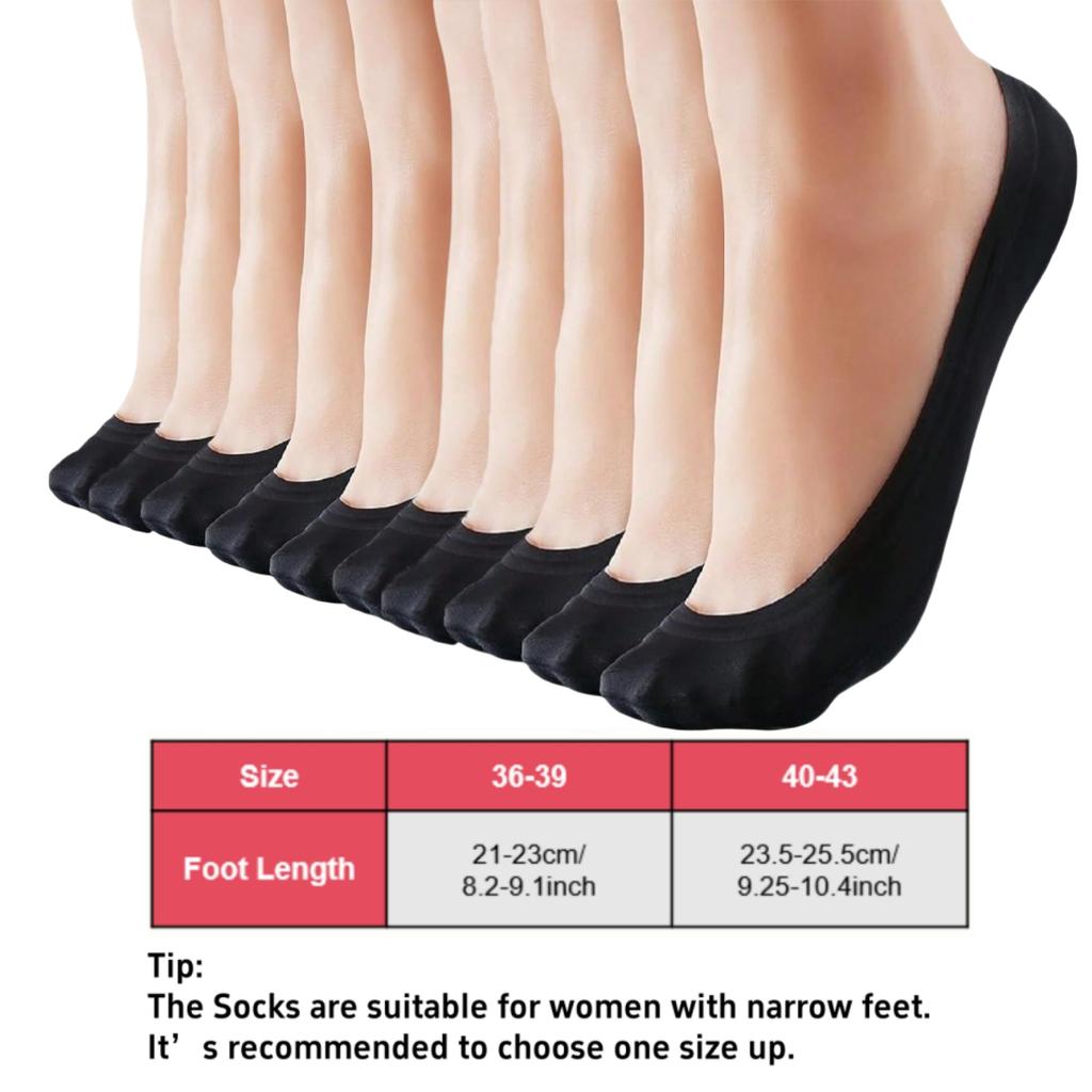 Женские носки-невидимки, нейлоновые ультра-короткие нескользящие тонкие носки-подкладки, невидимые скрытые носки для обуви на плоской подошве
