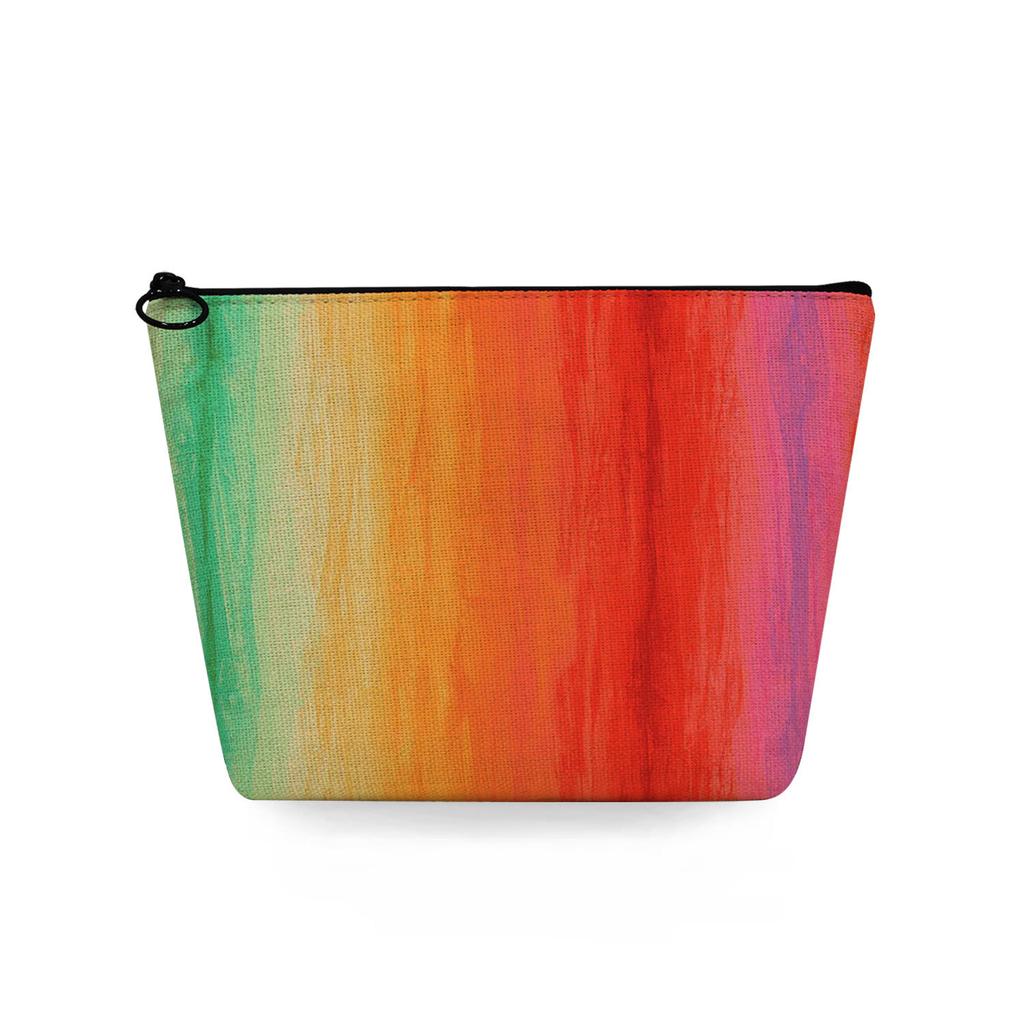 Женская косметичка с цветной текстурой, принтом, для организации туалетных принадлежностей, дорожный органайзер 6776