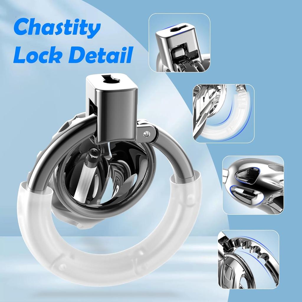Замок для устройства мужской целомудренности с уретральным катетером, Металлическая регулируемая клетка для защиты от измен, Игры для пар и Сисси-тренинг