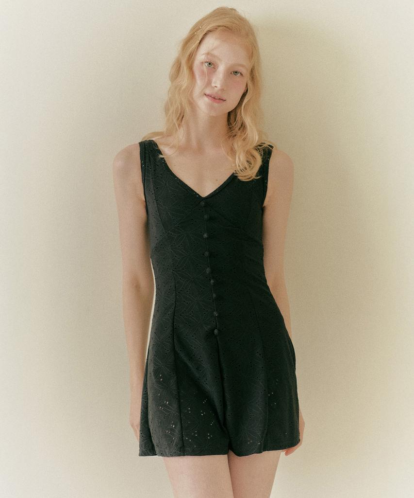 Купальник Ninakoseuta Nereid Lace_Черный