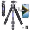 ARTCISE Tube Mini Carbon Tripod 28 мм с шаровой головкой и низким центром тяжести, удобный для камеры настольный штатив с ЧПУ, совместимый с включает в себя хранилище для груза