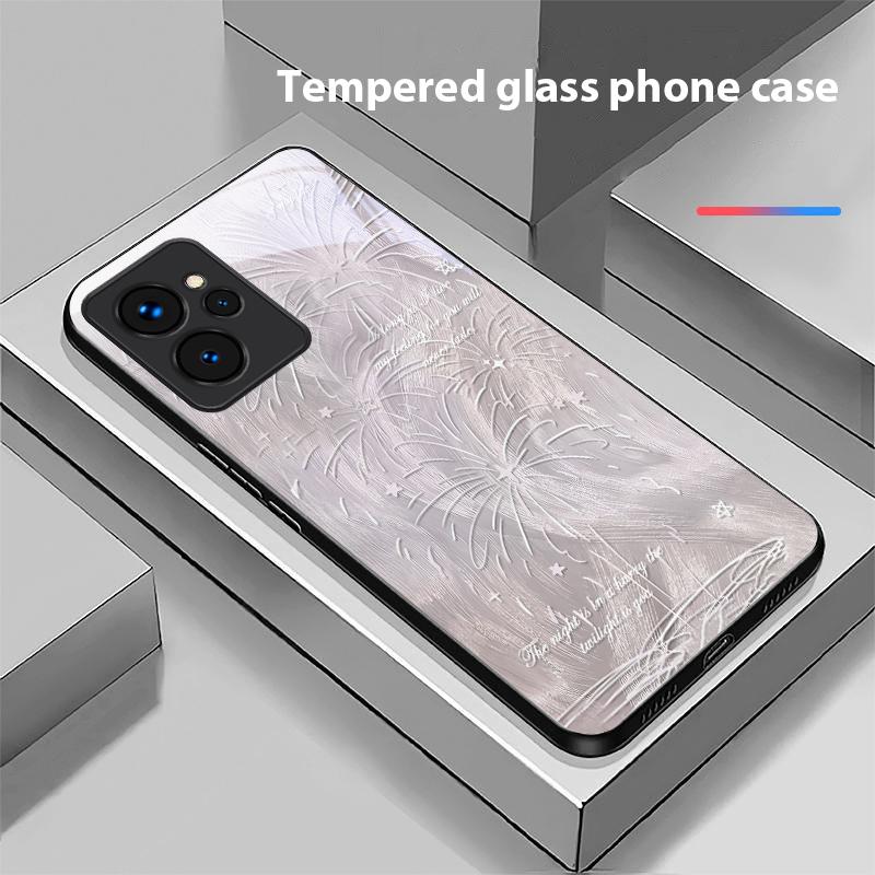 Исцеляющая завораживающая аура Для Oppo Realme 12 11 10 14 8 C53 C55 C65 C61 C63 C31 C67 C75 C51 GT 6 7 2 Pro Neo 50 3 Стеклянный чехол для телефона