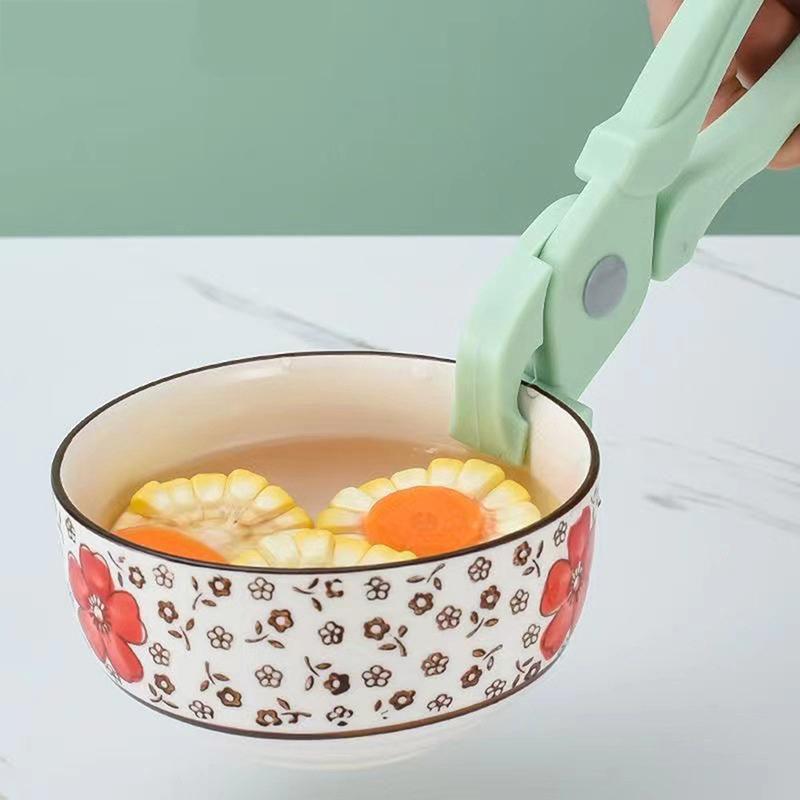 1шт кухонный зажим против ожогов силиконовый кухонный зажим для тарелок против ожогов сковородка зажим против ожогов подъемник кухонные аксессуары гаджеты