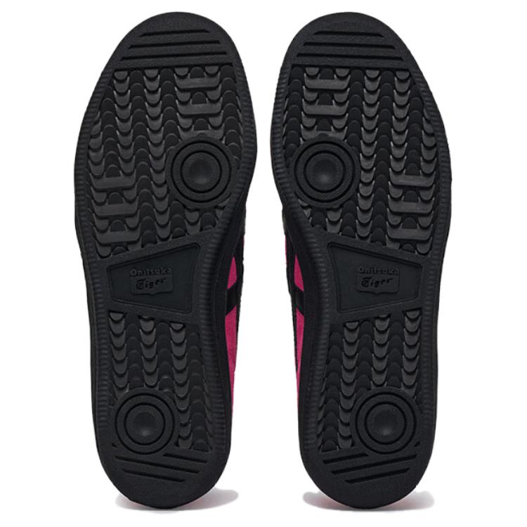ONITSUKA TIGER Tokuten Ткань Спилок коровьей кожи Ретро мода Низкие кеды для скейтборда Унисекс кроссовки Насыщенно-розовый 1183A907-702