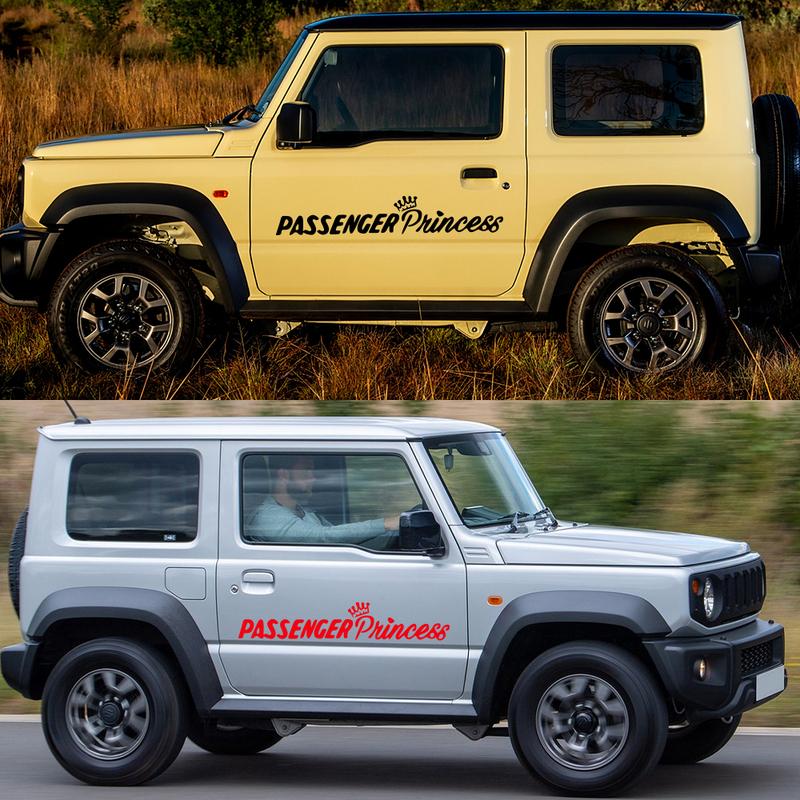 Car Passenger Princess Vinyl Decor Decal Versatile Sticker for Jeeps Vehicles Windshield Decoration Auto Tuning Accessories