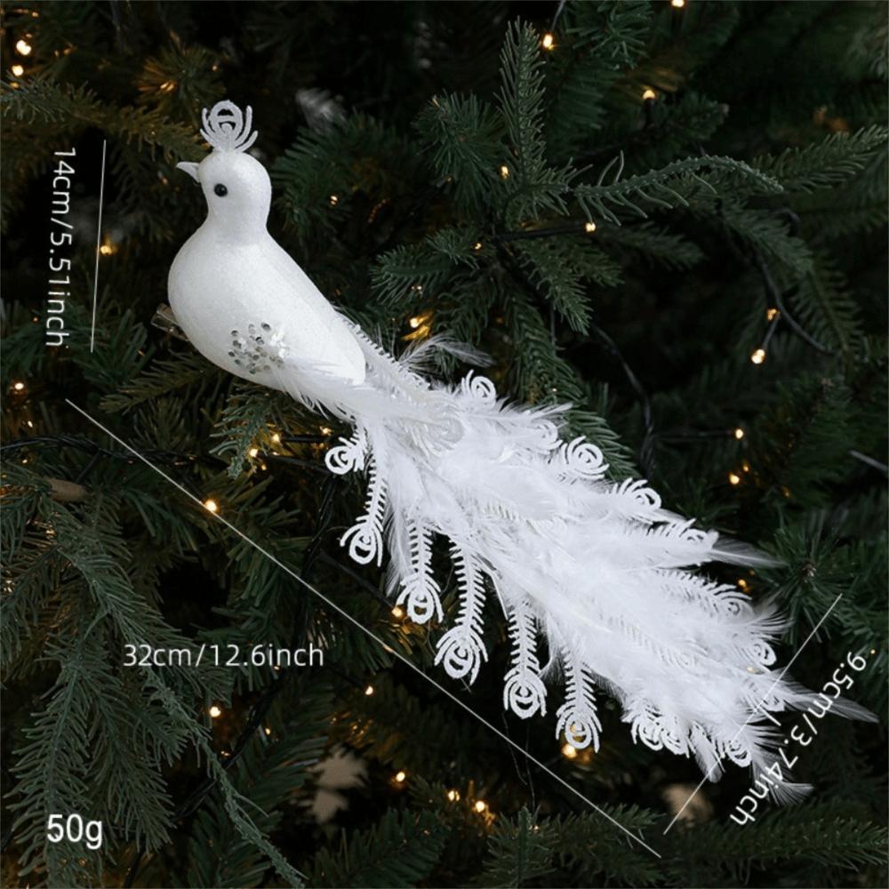 Realistic Shape Artificial Bird Foam Tree Decor Festival Vibe Bird Ornament Scene Display