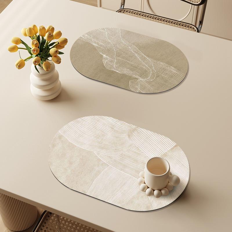 Искусственная кожа салфетки овальной формы чашки столовые приборы салфетки обеденный стол подставка нескользящая подставка под чашку домашний декор коврики для посуды