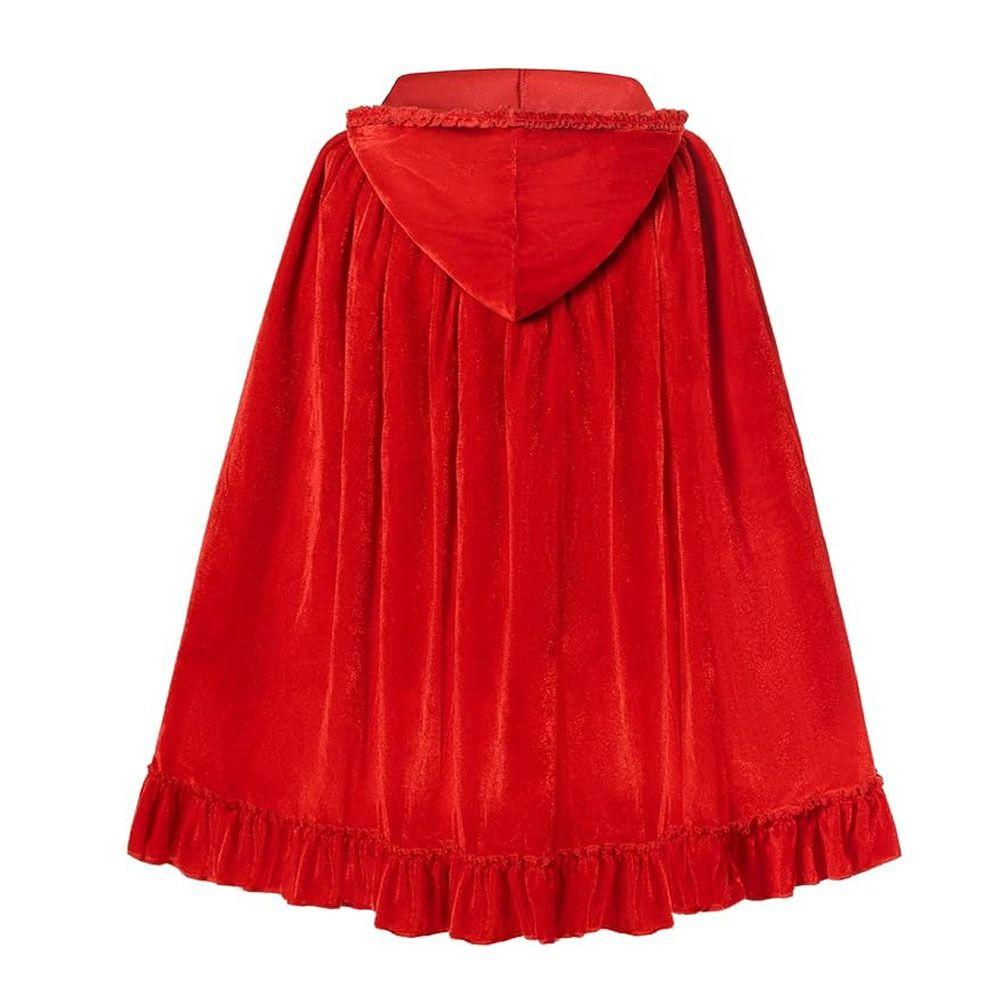 Винтажный плащ с капюшоном на Хэллоуин, костюм для косплея на шнуровке, креативный подарок, пальто