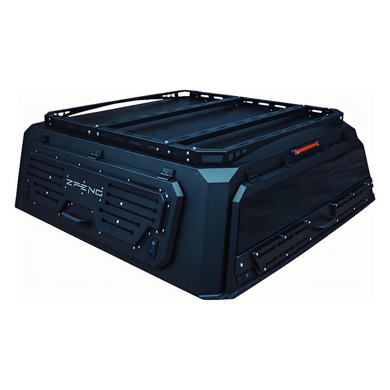 F150 15-20 Three-Fold Full-Height Truck Bed Canopy Cover for Off-Road Modification