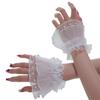 Elegant Pearl Lace Cuffs Sleeves Wrist Cuffs For Nail Art Photography And Fashion Decorative Sleeves Hand Accessories