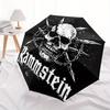 1pc Rammstein Automatic Open/close, Portable Folding Umbrella for Women & Men,Compact Parasol,, Durable Frame yy250809203