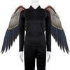 Хэллоуин 3D Ангел Дьявол Большие Крылья Тематическая Вечеринка Марди Гра Косплей Аксессуары Взрослые Большие Черные Крылья Костюм