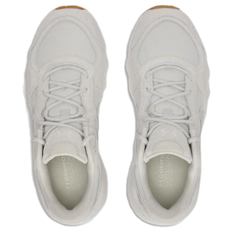 Under Armour Удобные Универсальные Прочные Легкие Кроссовки с низким верхом Женские Кроссовки Серые Белые 6003784-115