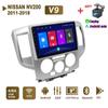 Android Car Radio Stereo для NISSAN NV200 2011-2018 GPS-навигация 2DIN 4-ядерный мультимедийный проигрыватель 4+64 ГБ Carplay Autoradio