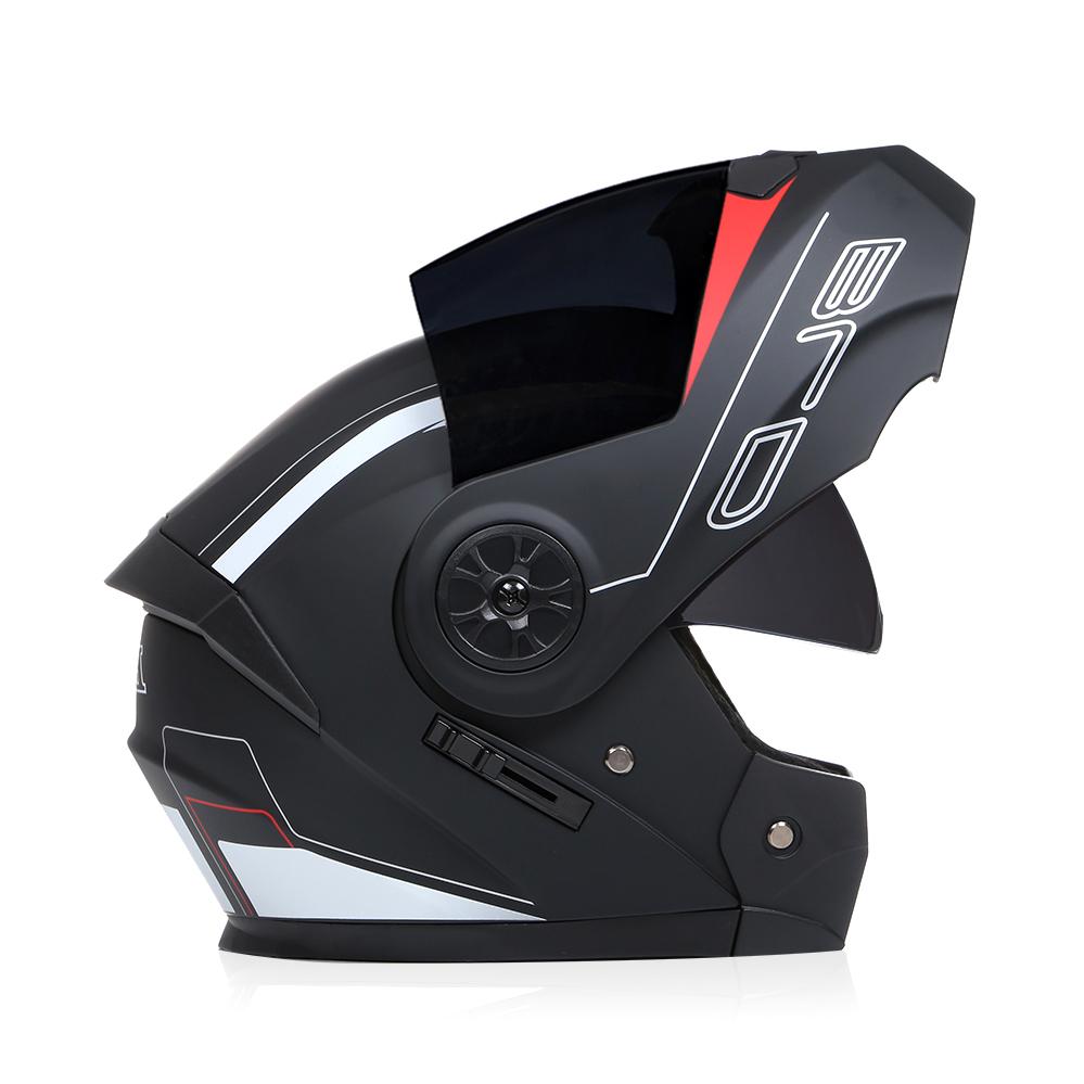 Flip Up Motorcycle Helmet Men Women Safety Downhill Motocross Racing Modular Personalised Full Face Casco Moto DOT Approved