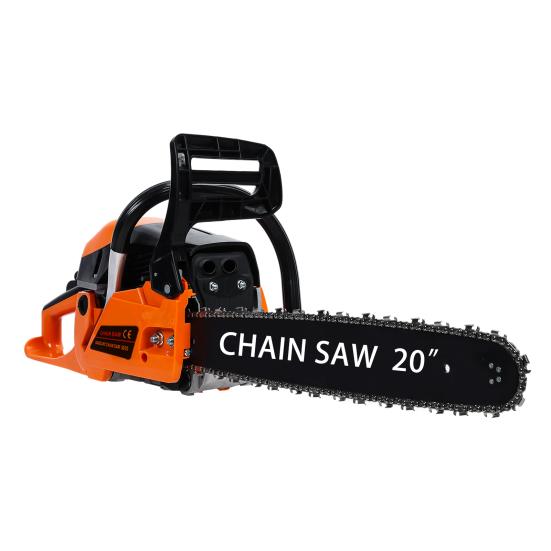 20 Inch Gas Chainsaw, 58CC 2-Stroke Gas Powered Chainsaw, Handheld Cordless Chainsaw, High-Power Logging Saw for Wood Cutting and Tree