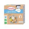 Babybio - Gourde Brassé Brebis Poire - Bio - 4x85g - Dès 6 Mois