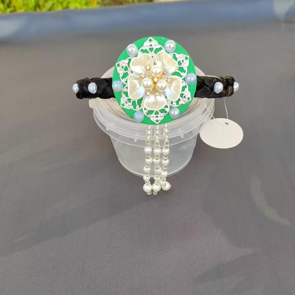 Tassel Hanbok Hairband Pearl Stage Dance Hair Hoop Sweet Korean Headband  Wedding