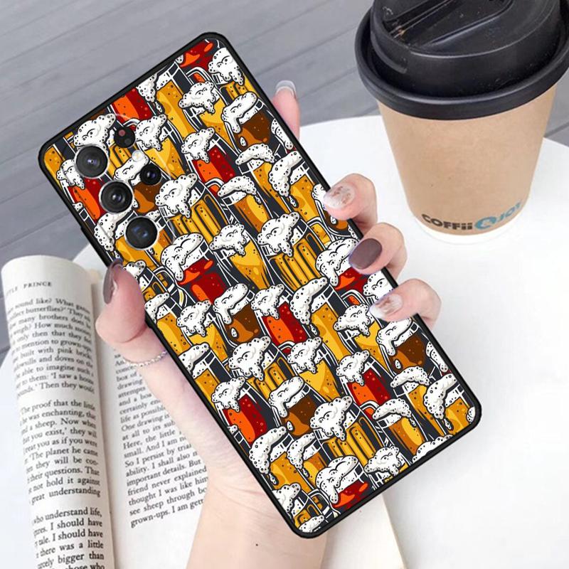 Алкогольные Пиво Напиток Пиво Чехол для телефона Обложка Для Samsung Galaxy S24 S25 Ultra S21 S22 Ultra S10E Note 10 Plus Note 20 FE S23