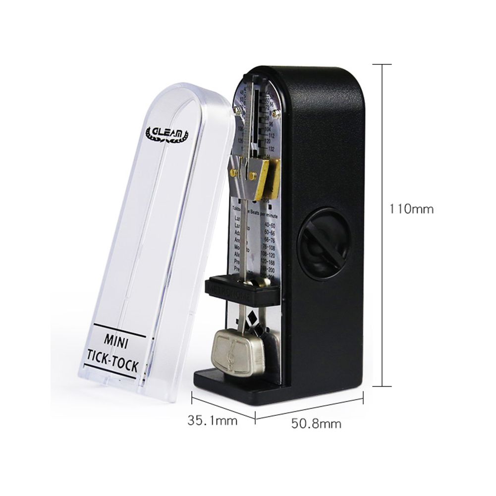 Metal Wind Up Portable Beats Rhythm Portable Metronome Mechanical Metronome Mini Tick-tock