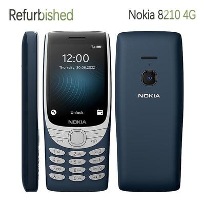 Восстановленный Nokia Оригинальный Nokia 8210 4G (2022) Кнопочный мобильный телефон с поддержкой LTE 4G и одной/двумя SIM-картами