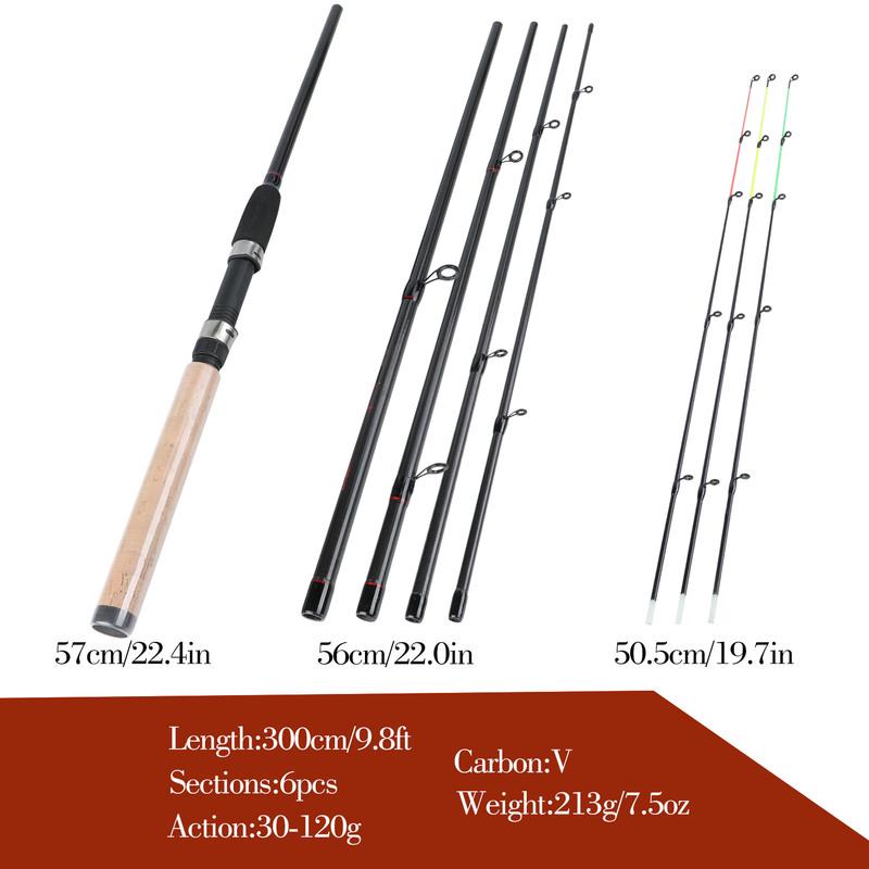 Fishing Rod Combos 3.0m Feeder Fishing Rod with Carp Fishing Reel Outdoor Sports Fishing Set