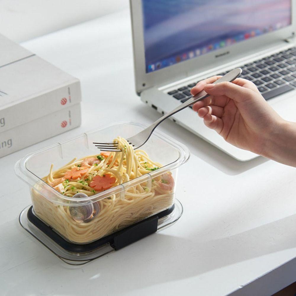 Герметичный контейнер для ланча Прозрачный криспер Кухонный контейнер для еды Ланч-бокс Холодильник
