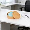 Сжималка-игрушка Реалистичный дизайн паровой булочки Мягкая игрушка с медленным отскоком для снятия стресса с портативным парогенератором и контейнером для хранения