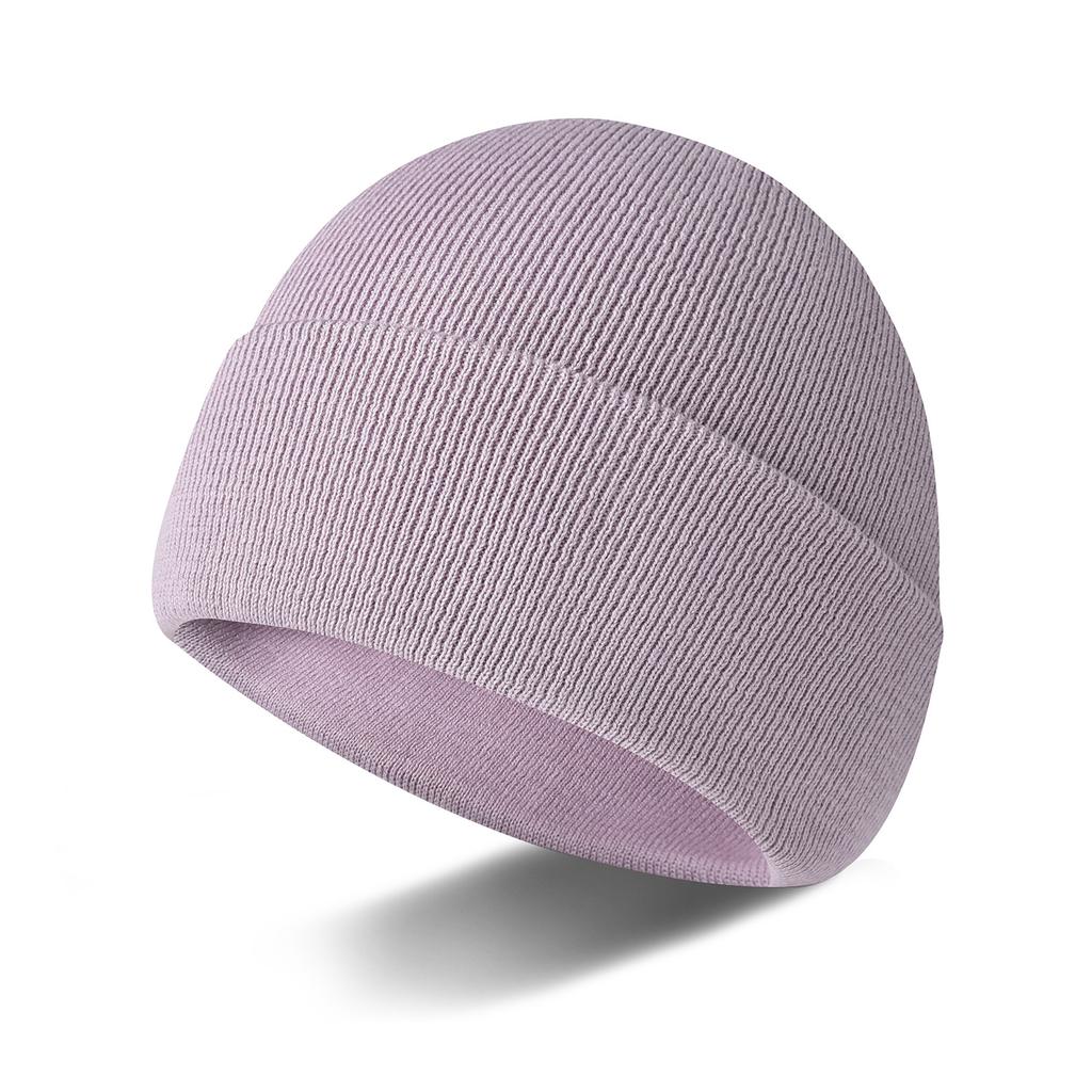 New 100% Pure Cotton Knitted Hat, Men's and Women's Autumn and Winter Versatile Wool Hat, Bag Head Warm and Cold Hat