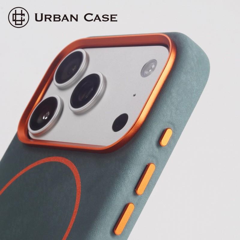 Магнитный кожаный чехол для телефона IPhone 18 Pro Max 17 16 15 14 13 Ударопрочный с защитой линз