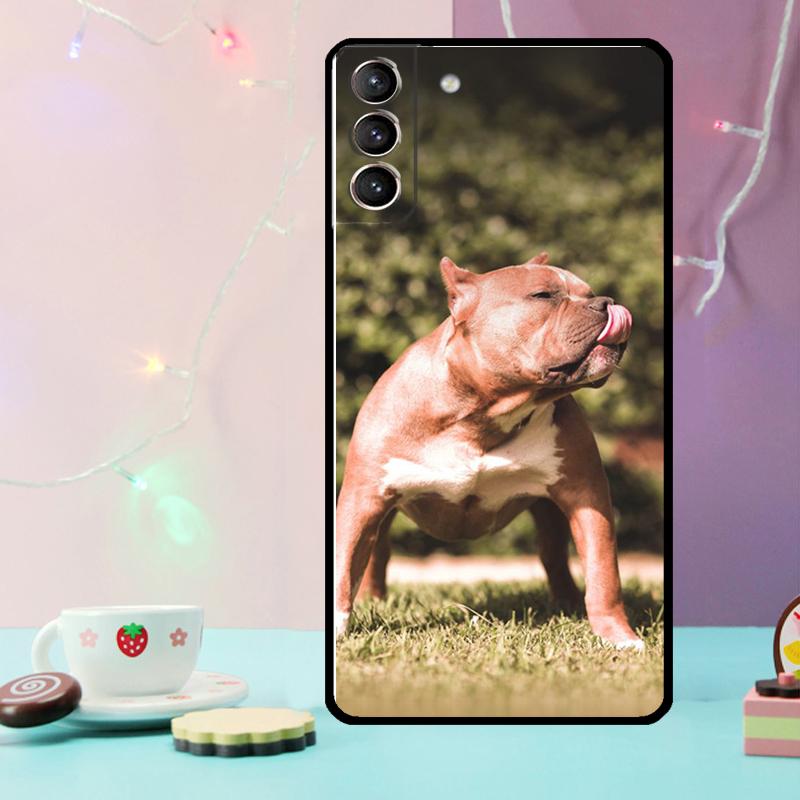 Чехол для телефона с изображением собаки Питбуль Питбуль для Samsung Galaxy S25 Ultra S20 S21 S22 S23 Plus S9 S10 S25 FE S24 Ultra
