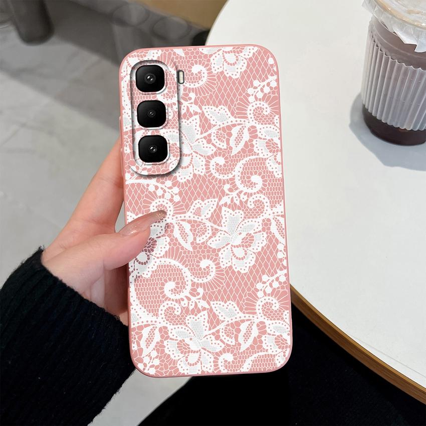 Для Infinix Hot 60 50 Pro Plus 40Pro 30 Play 70 60i 50i 40i 30i Чехол для телефона Сладкий Кролик Торт Новое Улучшение Мягкий Гладкий Силикон Легкий Прочный Корпус
