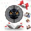 Dark Night Owl Metal Wind Spinner 3D Hanging Garden Decor No Electricity Needed Outdoor Yard Patio Decoration with Soothing Sound