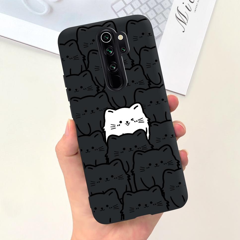 Для Xiaomi Redmi Note 8 Pro Чехол Модный Девушка Мягкий Силиконовый Задний Чехол Для Redmi Note 8Pro 8 pro Милый Мультяшный Чехол для Телефона Fundas
