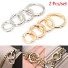 2Pcs Metal Spring O-Ring Buckles Clips Carabiner Purses Handbags Bag Accessories