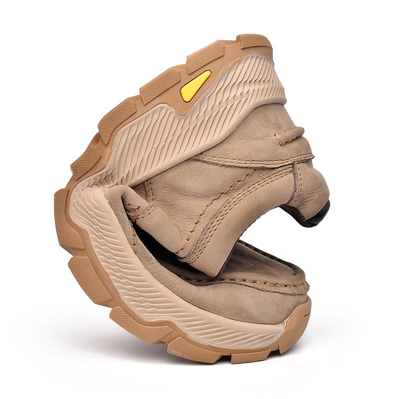 Мужская повседневная обувь из натуральной кожи первого слоя, деловая обувь, походная обувь для отдыха на открытом воздухе