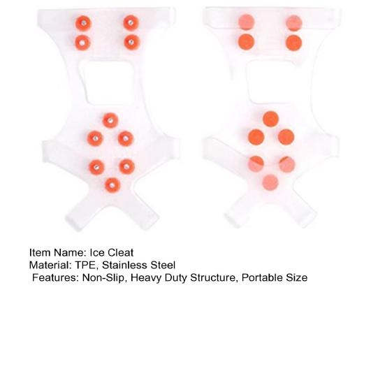 1 пара обуви Кошки с 10 зубьями из нержавеющей стали Нескользящие чехлы для обуви Шипы Сцепление со снегом Ледоходные зимние ботинки для ходьбы на открытом воздухе Скалолазание Пеший туризм