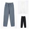 Pure Cotton Nine-point Pants Spring Summer Thin Straight Loose Casual Pants Women's Solid Color Harem Trousers