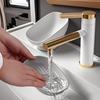 1pc Luxurious Adjustable Oval Soap Dish with Drain - Wall-Mounted, Anti-Slip, Removable Soap Tray for Bathroom
