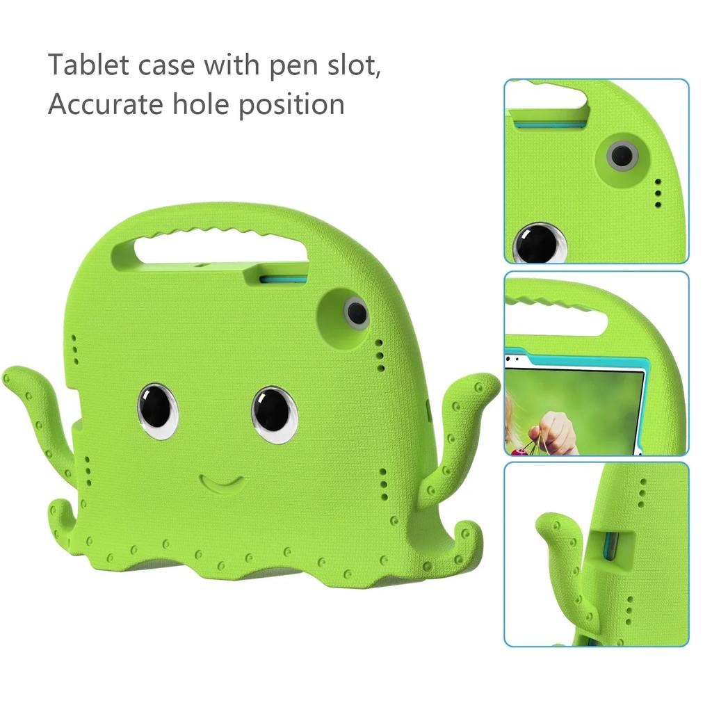 Octopuses EVA Kids Case for Samsung Galaxy Tab A9 8.7 SM X110 X115 A8 10.5 SM-X200 X205 A7 Lite 8.7" A7 10.4 Tablet Cover T290