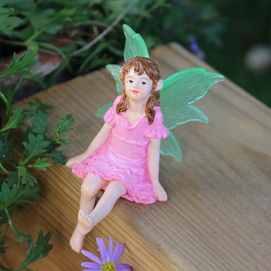 2 шт. Фигурки цветочных фей, смоляные миниатюрные украшения в виде фей, статуэтка девочки и мальчика для волшебного сада, украшение цветочного горшка в виде бонсай