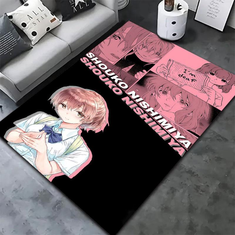 A Silent Voice Carpet Rug For Living Room Bedroom Home Sofa Decoration Kids Play Nonslip Floor Mat