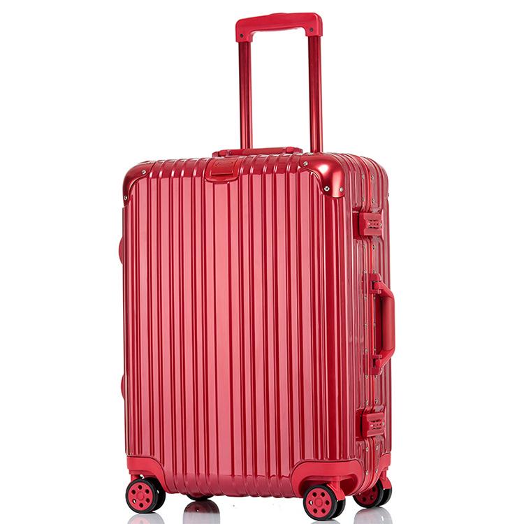 Ultralight Aluminum Frame Trolley: 20-Inch Carry-On & 24/26/29-Inch Large Capacity Travel Suitcases